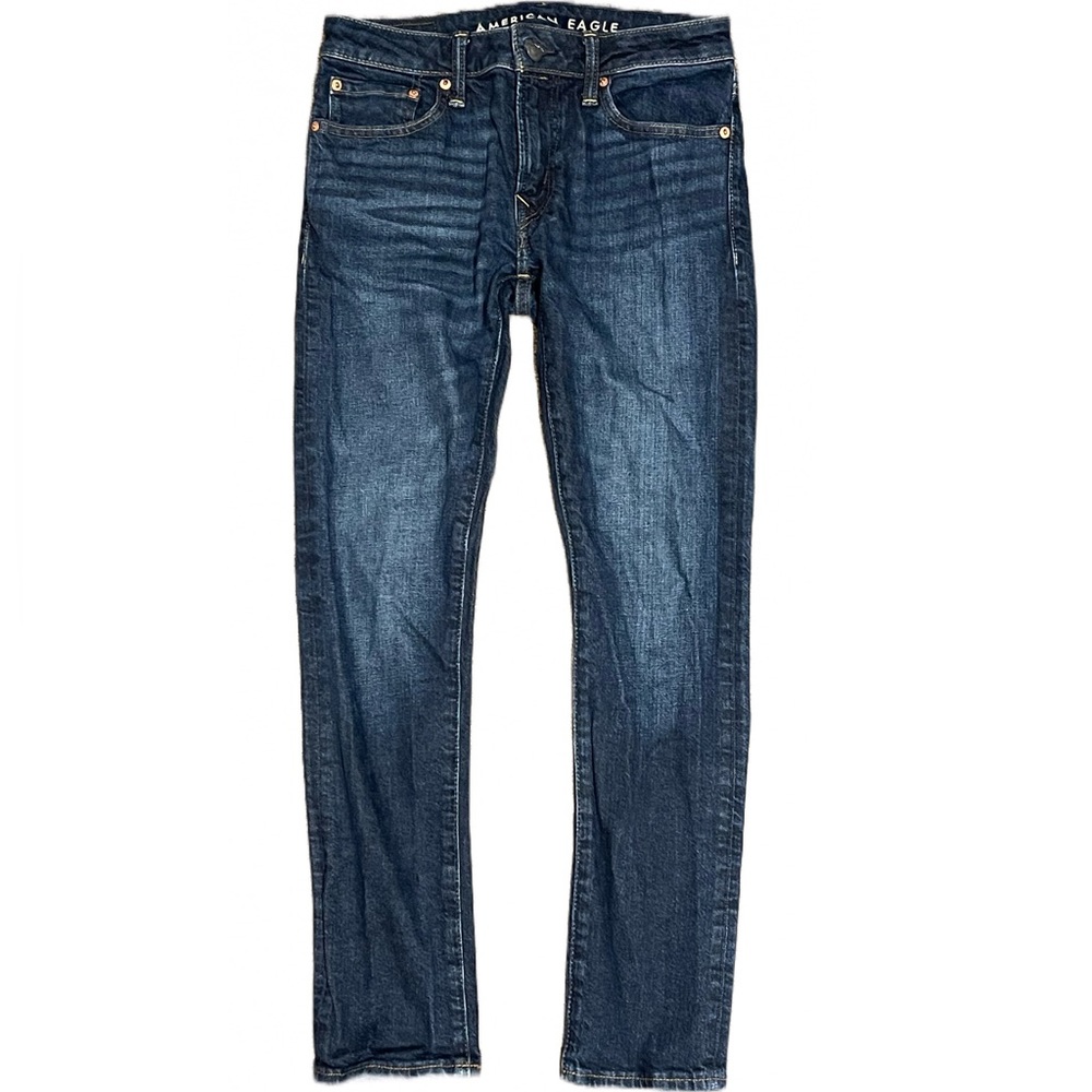 American Eagle AirFlex+ Dark Wash Slim Jeans Men's (28/30)